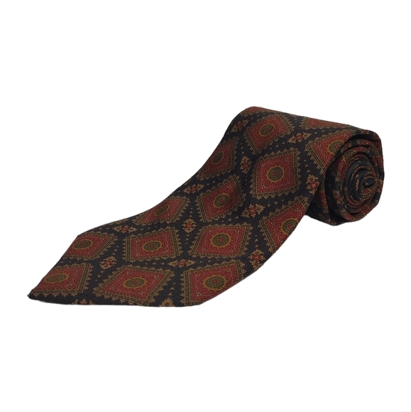 Vintage Burberrys Silk Men's Tie - Picture 1 of 10